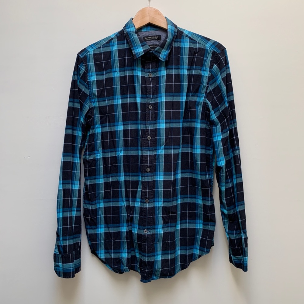 Banana Republic Custom 078 Wash Shirt Camden Fit M